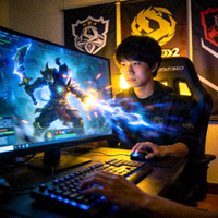 DOTA2选手Yatoro雨宫栞操作英雄画面